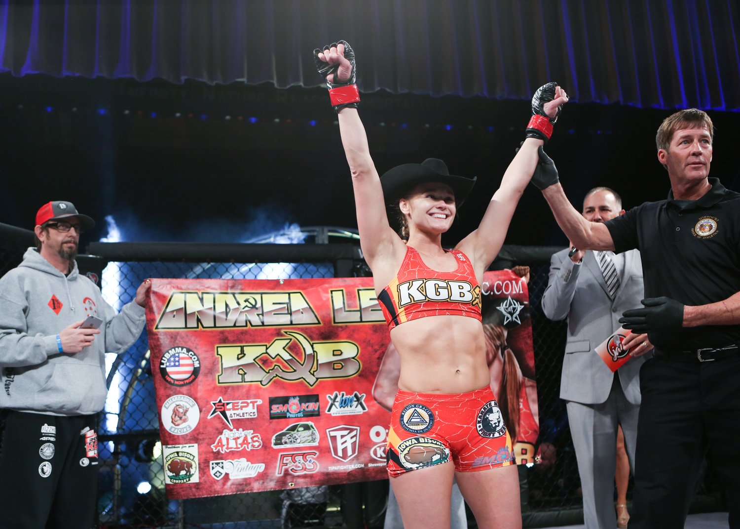 Andrea Lee Retains Flyweight Title, Welterweight Belt Changes Hands at LFA  23