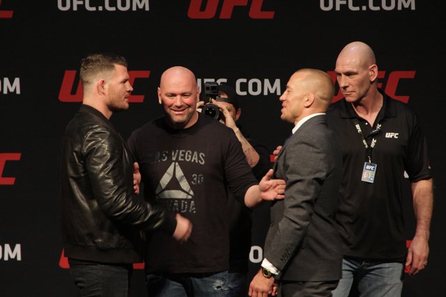 UFC 217 Michael Bisping Georges St. Pierre