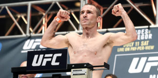 Neil Seery fights on the UFC Glasgow prelims