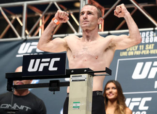 Neil Seery fights on the UFC Glasgow prelims