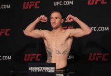 Justin Gaethje Ultimate Fighter 25 finale weigh-in