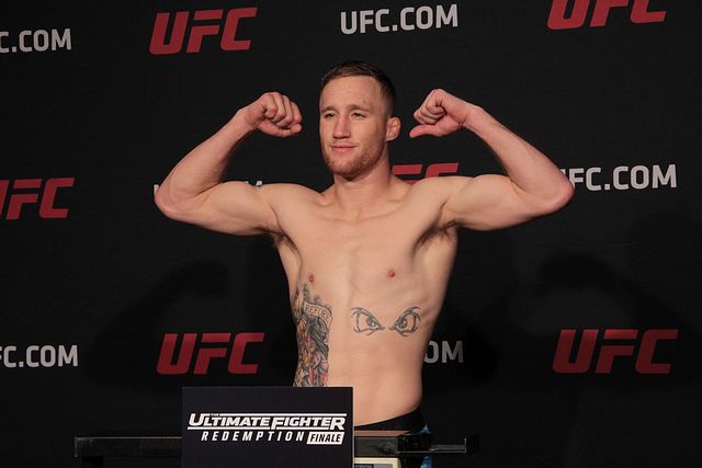 Justin Gaethje Ultimate Fighter 25 finale weigh-in
