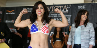 Rachel Ostovich made her UFC debut at the TUF 26 Finale