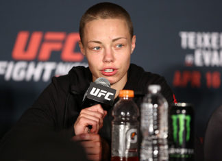 UFC Rose Namajunas female fighter of the year