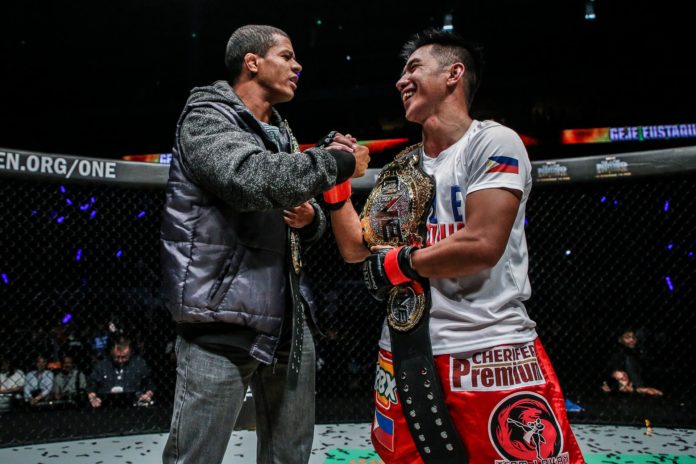 Geje Eustaquio and Adriano Moraes ONE Championship: Global Superheroes