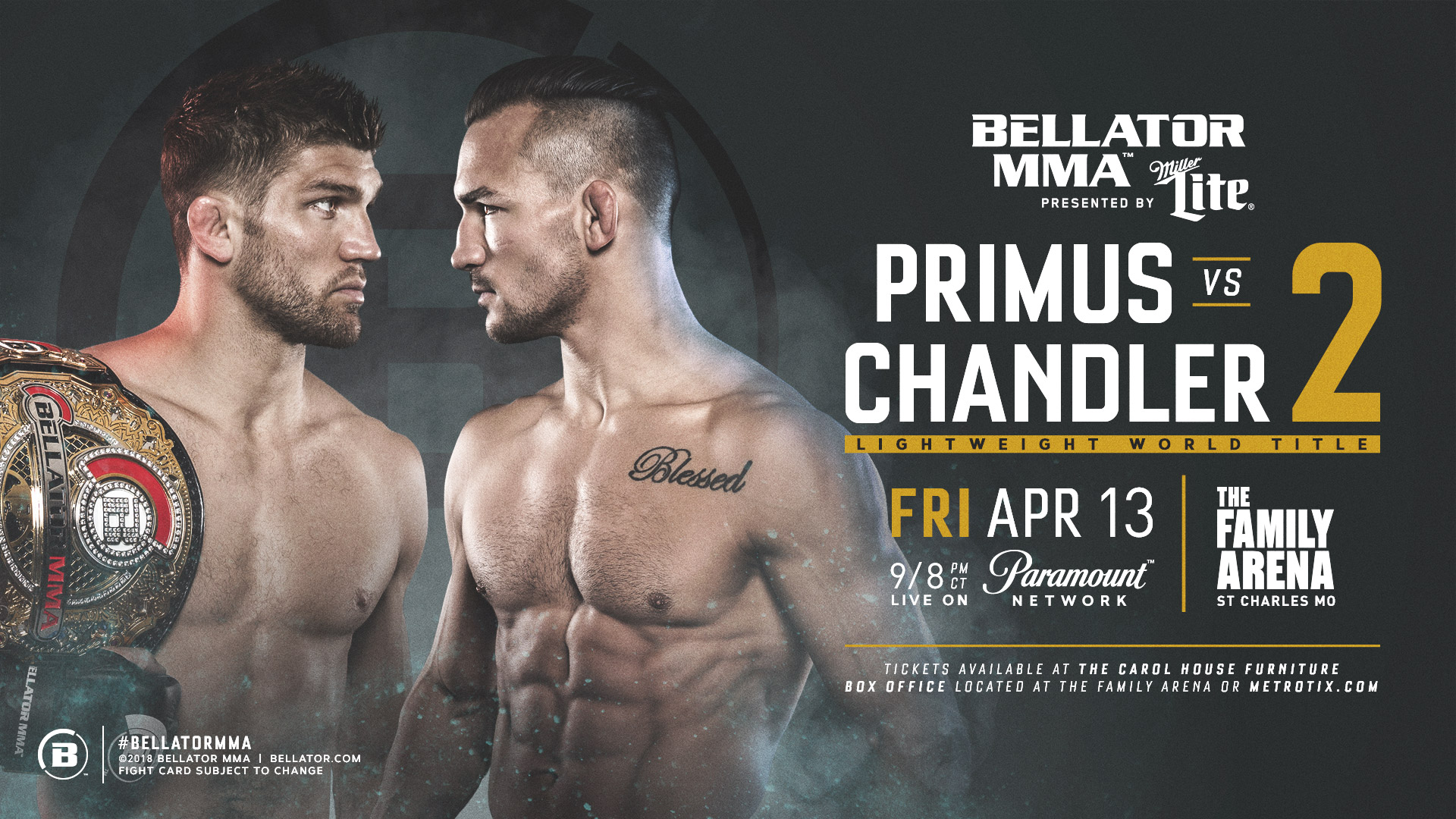 Brent Primus vs. Michael Chandler 2 Official for April