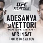 Israel Adesanya vs. Marvin Vettori UFC Glendale