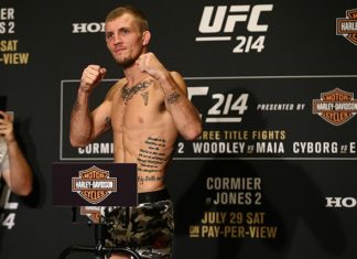 UFC featherweight Jason Knight