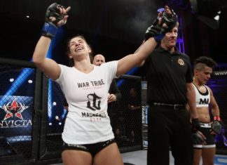 Mackenzie Dern was victorious in her UFC debut at UFC 222
