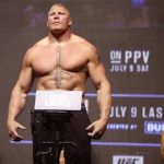 Brock Lesnar weighs in at UFC 200