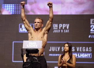 UFC 227 TJ Dillashaw Cody Garbrandt