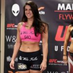 Mackenzie Dern (pictured at Invicta FC 26 weigh-ins) blew weight badly for UFC 224