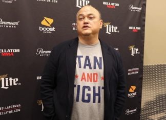 Bellator CEO Scott Coker following Bellator 201