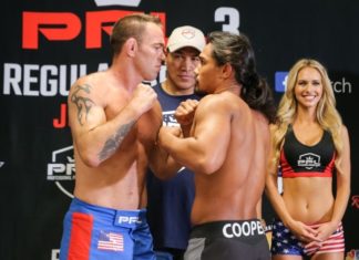 Jake Shields and Ray Cooper, PFL 3 Weigh-Ins