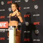 Joanna Jedrzejczyk UFC Calgary early weigh-in