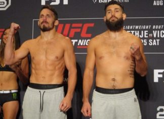 Jake Ellenberger and Bryan Barberena, UFC Lincoln