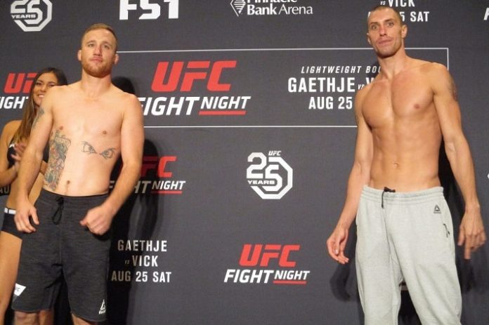 UFC Lincoln Justin Gaethje and James Vick