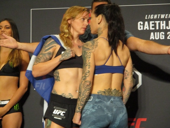 UFC Lincoln's Joanne Calderwood and Kalindra Faria