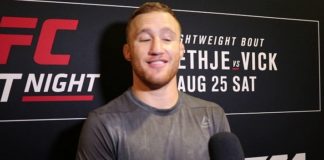 Justin Gaethje, UFC Lincoln post-fight