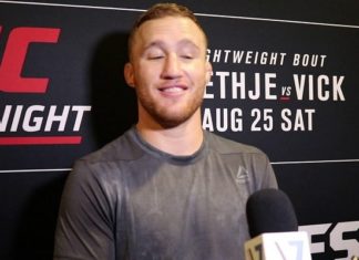 Justin Gaethje, UFC Lincoln post-fight