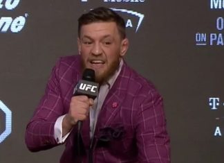 Conor McGregor at the UFC 229 Press Conference