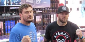 Matt Mitrione and Ryan Bader ahead of Bellator 207