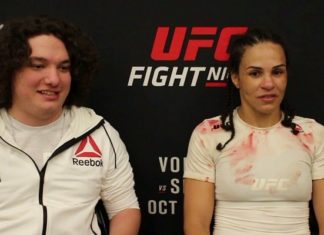 Talita Bernardo UFC Moncton post-fight