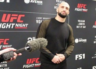 Volkan Oezdemir UFC Moncton media day