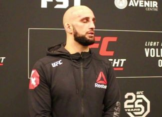 Volkan Oezdemir UFC Moncton post-fight