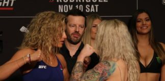 Ashley Yoder and Amanda Cooper, UFC Denver face-off