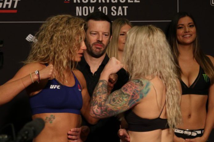 Ashley Yoder and Amanda Cooper, UFC Denver face-off