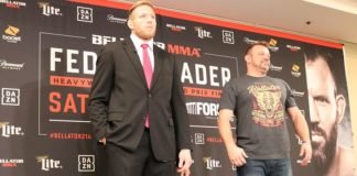 Jake Hager (Jack Swagger) and J.W. Kiser ahead of Bellator 214