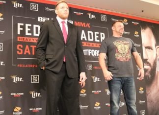 Jake Hager (Jack Swagger) and J.W. Kiser ahead of Bellator 214