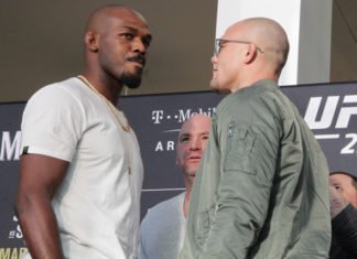 Jon Jones and Anthony Smith UFC