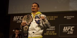 Max Holloway, UFC 236 press conference