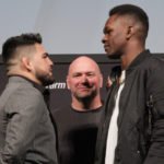 Kelvin Gastelum and Israel Adesanya ahead of UFC 236