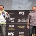 Max Holloway and Dustin Poirier ahead of UFC 236