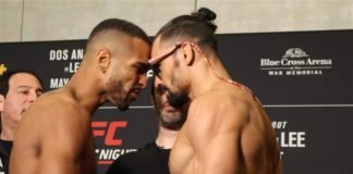 Danny Roberts and Michel Pereira, UFC Rochester weigh-in