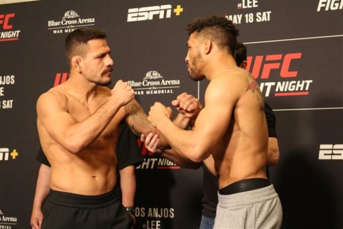 Rafael dos Anjos and Kevin Lee, UFC Rochester
