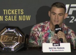 Dustin Poirier UFC 242 press conference