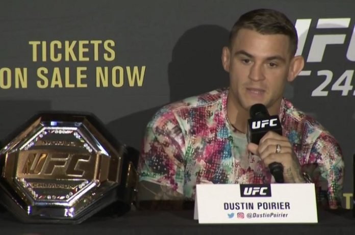 Dustin Poirier UFC 242 press conference