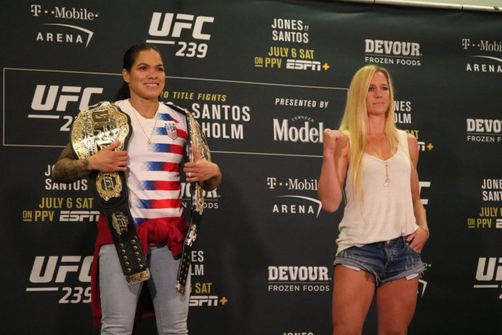 UFC 239: Pros React to Amanda Nunes Landing Head Kick on Holly Holm