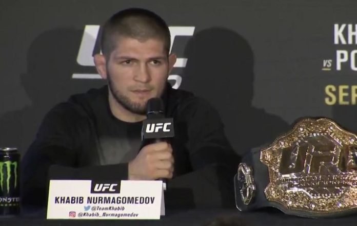 Khabib Nurmagomedov UFC 242 press conference