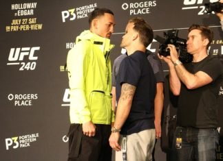 Max Holloway and Frankie Edgar, UFC 240