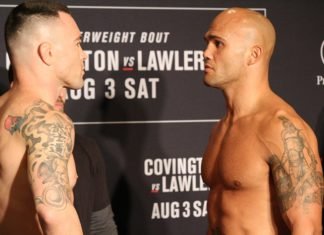 Colby Covington and Robbie Lawler