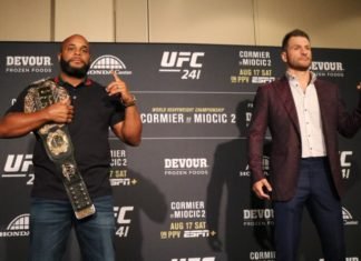 Cormier and Miocic, UFC 241