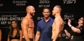 Donald Cerrone and Justin Gaethje, UFC Vancouver