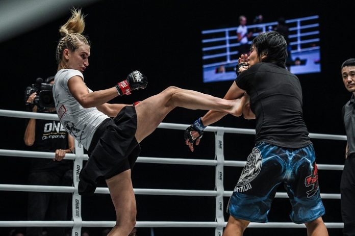 Colbey Northcutt at Edge of Greatness, her ONE Championship debut