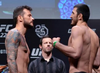 UFC Moscow: The New Dagestani Fighter to Look Out for, Ramazan Emeev Ramazan Emeev and Alberto Mina UFC