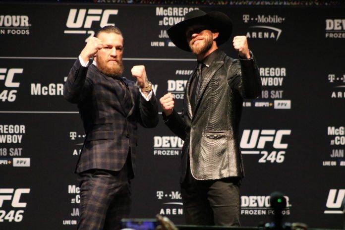 Conor McGregor and Donald Cerrone, UFC 246